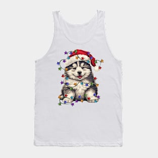 Christmas Puppy Tank Top